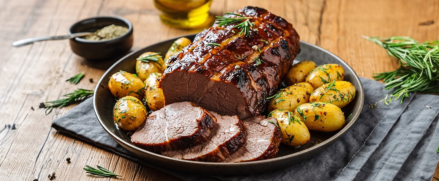 Lammbraten mit Rosmarin - Kartoffel