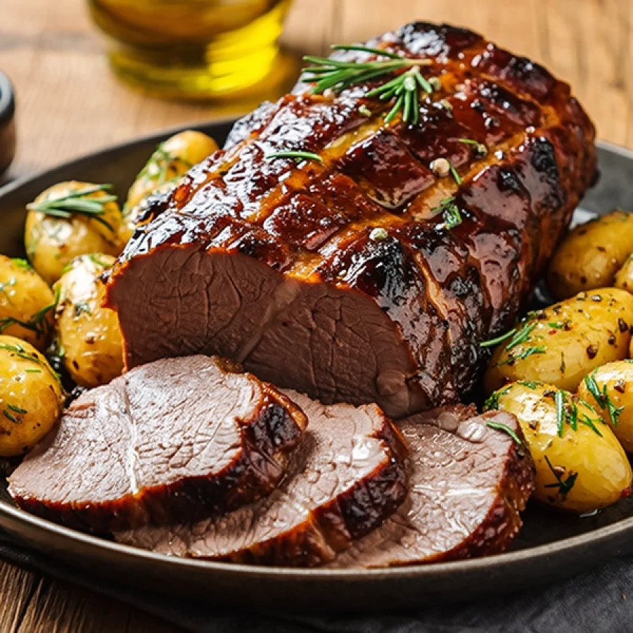 Lammbraten mit Rosmarin - Kartoffel